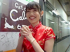 超美形チャイナドレスお姉さんの秘めた性欲と本気オナニー