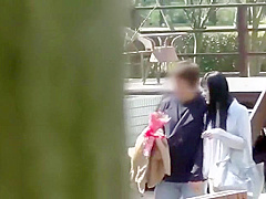 Japanese outdoor fuck